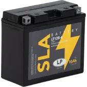 Landport AGM-accu, 12V, 10Ah, geschikt als startaccu voor motorfietsen, model MS LT12B-4