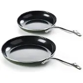 Dagelijkse Kost Pannenset Door Jeroen Meus Met Keramische Antikleeflaag 20 cm & 28 cm (2-delig)