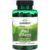 Swanson Health , Volledig spectrum Pau d'Arco, 500 mg, 100 Capsules