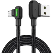 Mcdodo CA-5280 LED USB to Micro USB Cable, 3m (Black)