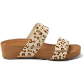 Lazamani Slippers Dames Wit Leer Maat 40