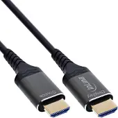 InLine HDMI AOC-kabel, Ultra High Speed HDMI-kabel, 8K, aluminium, 50m
