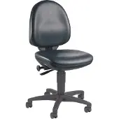 Topstar Tekenkruk Permanent Contact Kunstleder Zonder armleuning Zwart 110 kg TEC 50 5 Wieltjes