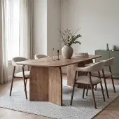 Giga Meubel Eettafel Dalarna Walnoot Deens Ovaal 280cm
