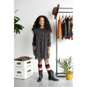 Moodstreet jurk M108-5815/099 zwart | Maat: 122-128