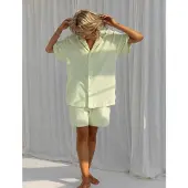 Bongusta - Naram Shorts - Short XS - 0, groen