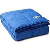 Bongusta plaid - puffy planket Dazzling blue - deken - hoog blauw
