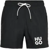 HUGO Zwemshorts 'PAOLO' zwart / wit