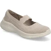 SKECHERS Dames Ballerine Bedford | Taupe | Maat: 38