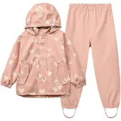 Liewood Pedia Regenpak Jongens en meisjes Sweethearts / Pale Tuscany Kids Set-Maat 140