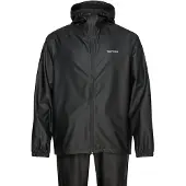 Tretorn Regenpak Unisex Packable Rainbreaker Set Black-S