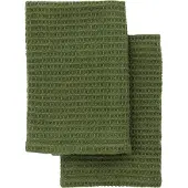 Meraki vaatdoek 30x30 cm 2-pack Groen