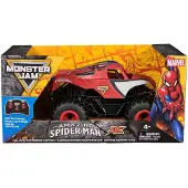 Monster Jam , Marvel The Amazing Spider-Man-monstertruck, op afstand bestuurbaar, schaal van 1:24