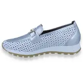 Scapa Dames Mocassin Wit/zilver | Maat: 38