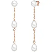 Valero Pearls Oorbellen goud / parelwit
