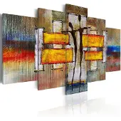 Karo-art Schilderij - Liefdesgedicht, 5luik