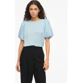 Vila Blouse 'VIEllette' lichtblauw