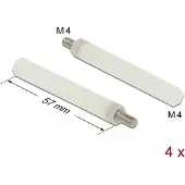 DeLOCK Bevestigingsset, Kabels + Stekkers, Beige