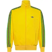 Adidas Originals Sweatvest 'Firebird' geel / donkergroen