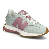 New Balance Sneakers laag '327' lichtgrijs / rosé / wit