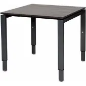 Schaffenburg Verstelbaar Bureau - Domino 80x80 logan - wit frame