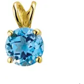 The Jewelry Collection Geelgouden Hanger topaas 4010297