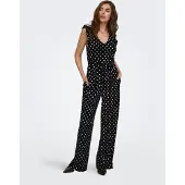 ONLY Jumpsuit 'ONLTina' zwart / wit