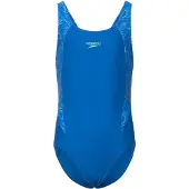 Speedo Hyperboom Splice Swimsuit Blauw 15-16 Years Meisje