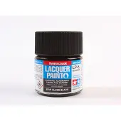 Tamiya Hobbyverf Enamel verf - LP-5 Black - Satin - Lacquer Paint - Verf potje - 10 ml