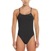 Nike Hydrastrong Solids Cut Out Swimsuit Zwart US 28 Vrouw