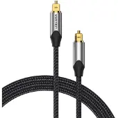 Cable BAVHH audio kabel 2 m Toslink Aluminium, Grijs