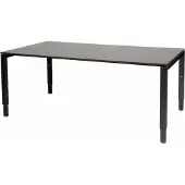Schaffenburg Vergadertafel Domino - 180x100 logan - zwart frame