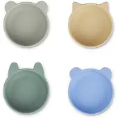 Liewood Iggy Siliconen Kom 4-pack - Peppermint Multi Mix