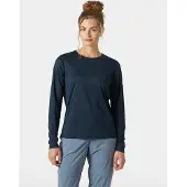 Helly Hansen - Women's Tech Crew L/S 2.0 - Synthetisch ondergoed S, blauw