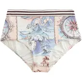 Next Bikinibroek beige / lichtbeige / lichtblauw / bruin