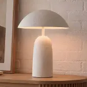LumenXL Mushroom tafellamp Pablo 2-lichts van metaal - wit