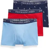 Ralph Lauren Boxershorts 'CLSSIC' navy / lichtblauw / rood