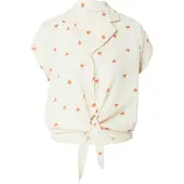 ONLY Blouse 'ONLTHYRA' beige / rood