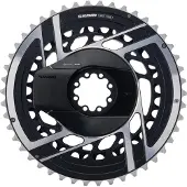 Sram Red AXS E1 2x12S Direct Mount Powermeter Kettingbladen Zwart