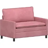 vidaXL Bank Roze 126 x 81 x 87,5 cm Fluweel