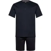 BOSS Pyjama kort navy / enziaan