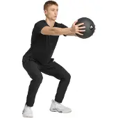 Adidas Sportbroek 'Tech Apparel' antraciet / lichtgrijs / zwart