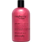 Philosophy Body 3 in 1 Raspberry Sorbet Shampoo, Shower Gel & Bubble Bath 480ml