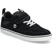 Timberland Junior Stone Jump Low Hook & Loop Sneaker Black Suede-Schoenmaat 39