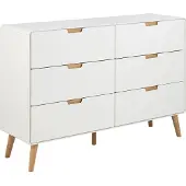 Ebuy24 basic Bailey Ladekast - 6 Lades - Wit
