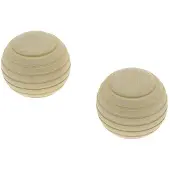 DecoMode Eindknop Gordijnroede Bol Beuk 20mm 2st