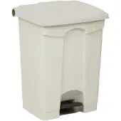 Engels Afvalbak Met Pedaal – 70 Liter, Wit