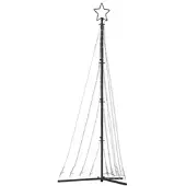 vidaXL LED-kerstboom 447 LEDs koud wit 250 cm