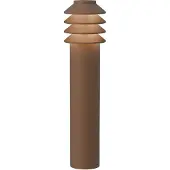 Louis Poulsen Bysted Garden Long adapter bolder Corten, voetplaat