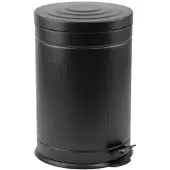Delinia Pedaalemmer - Staal - Mat Zwart - Diameter30x47cm - 20l